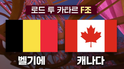 2022년 11월 24일  (목)  벨기에  :  캐나다  축구경기